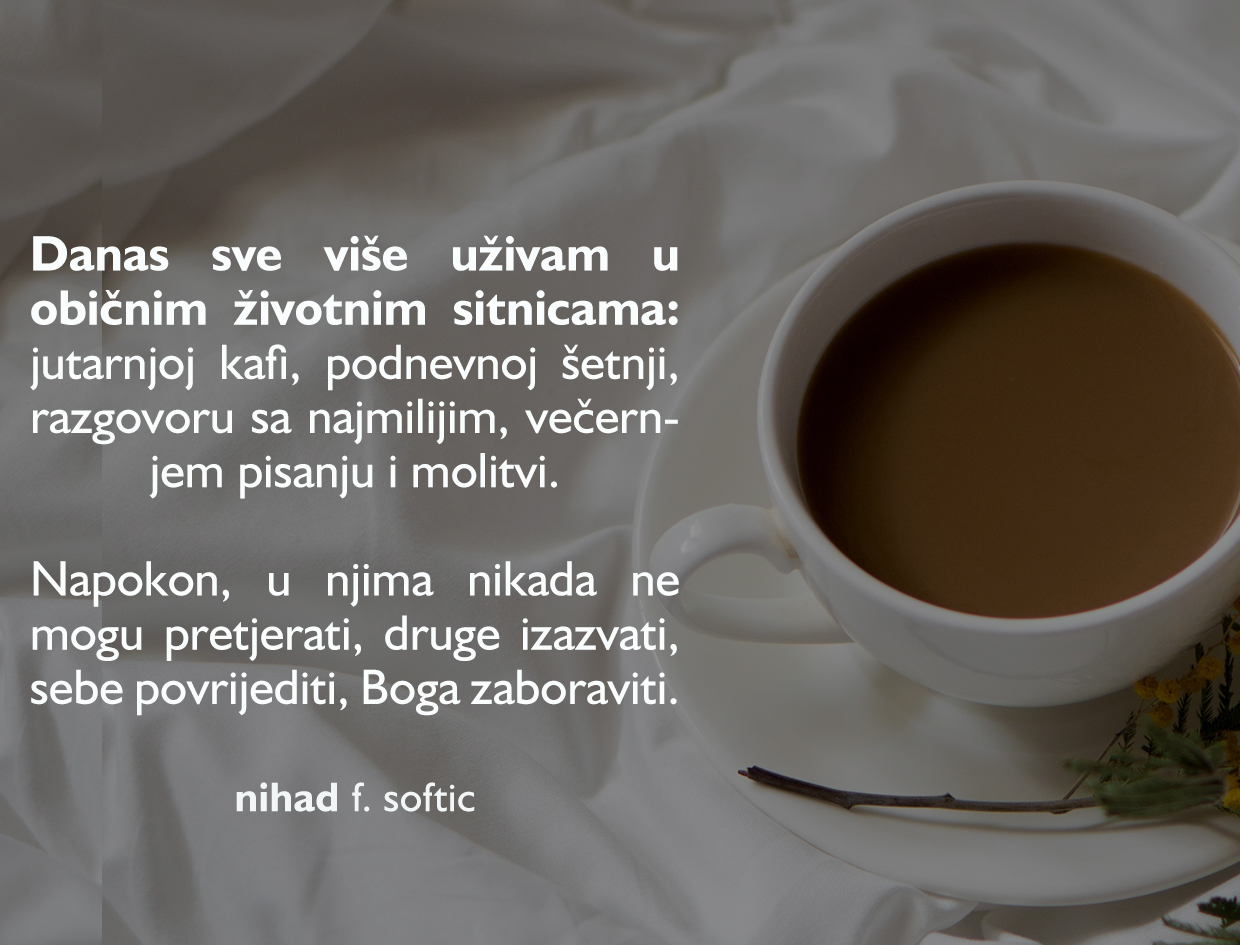 Dana sve više uživam u jutarnjoj kafi
